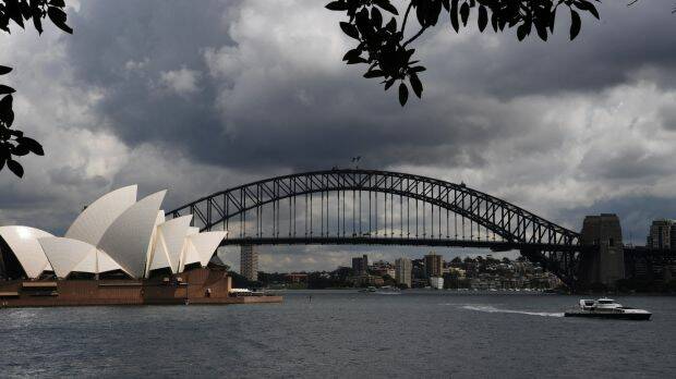 Storm clouds are brewing over Sydney with rain on the way. Photo: Louise Kennerley