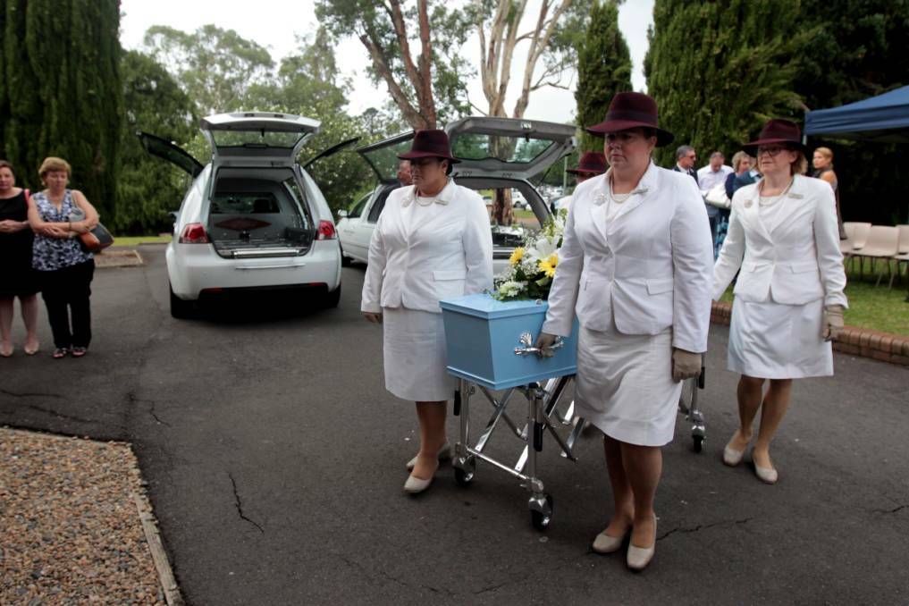 Wilton locals Julie and Hudson Bullock were fondly remembered at a funeral service held at St John's Anglican Church in Camden on Monday. Picture: Simon Bennett