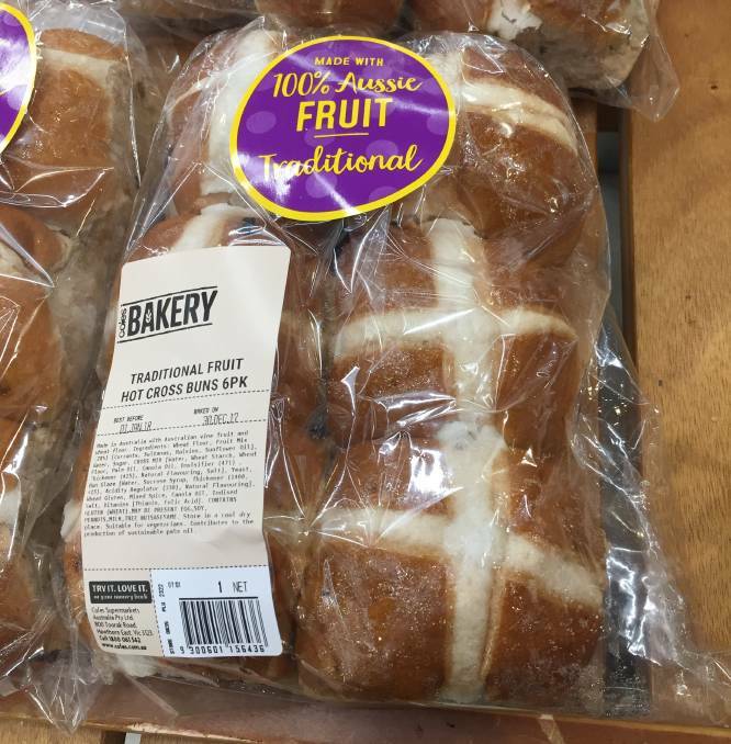 Hot cross buns are here … already