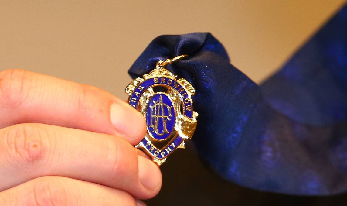 The much-coveted Brownlow Medal.