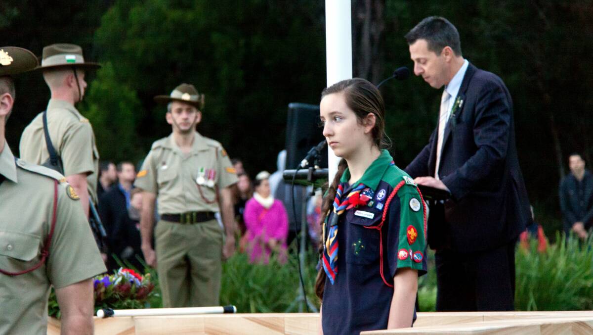 An estimated 5000 people attended the Anzac dawn service at Menai last year. It was the first dawn service to be held at Parc Menai.