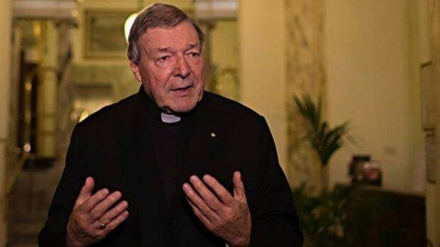 Three members of Victoria Police have interviewed Cardinal George Pell in Rome.  Photo: 2UE