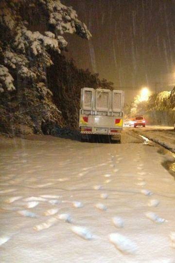 Snow dumps down on Blackheath in the Blue Mountains. Photo: Louise Rossiter