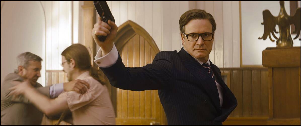 KSS-012 - Colin Firth stars as Harry, an impeccably suave spy, in KINGSMAN THE SECRET SERVICE. Colin Firth in The Kingsman