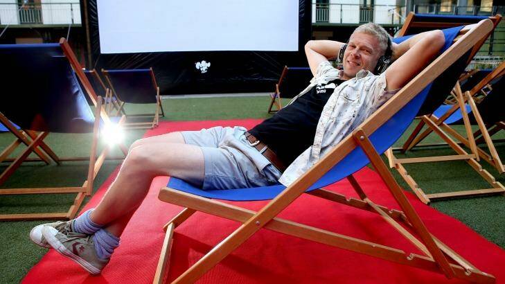 Outdoor cinemas have bred like flies this summer and people like Gus Berger, of Blow Up Cinema, have never been busier. Photo: Pat Scala