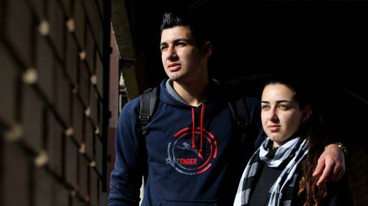 Simon and Simona Ochana fled Syria last year after their cousin was killed in an air strike. Photo: Janie Barrett