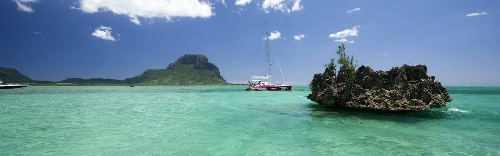 

Emerald green: Seas off Mauritius.

