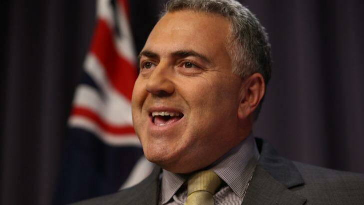 Treasurer Joe Hockey: RBA and the federal government are in lock-step.  Photo: Andrew Meares