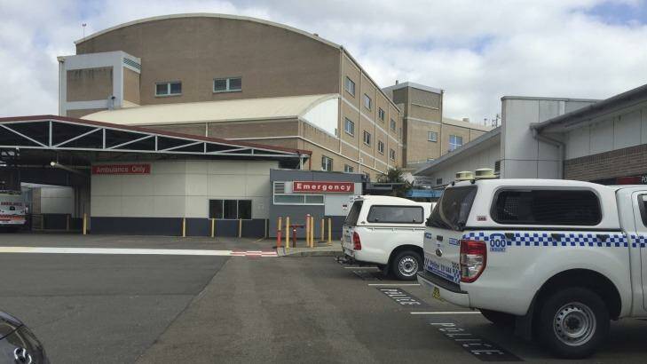 A man arrested over a double shooting inside Nepean Hospital's emergency department overnight was allegedly bailed for a string of offences. Photo: Rachel Olding