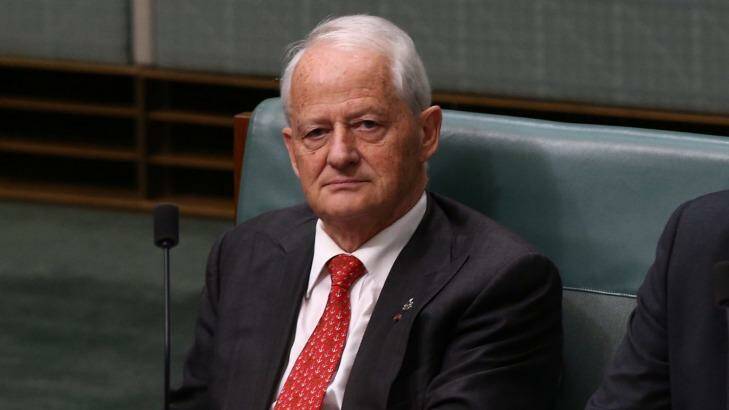 Retiring: Liberal MP Philip Ruddock - and father of House - during question time on Monday. Photo: Andrew Meares