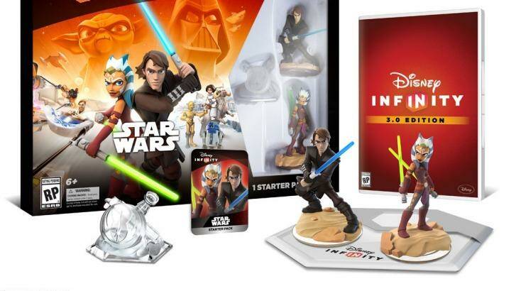 The starter pack for Disney Infinity 3.0 inludes figures from the <i>Star Wars: Clone Wars</i> show.