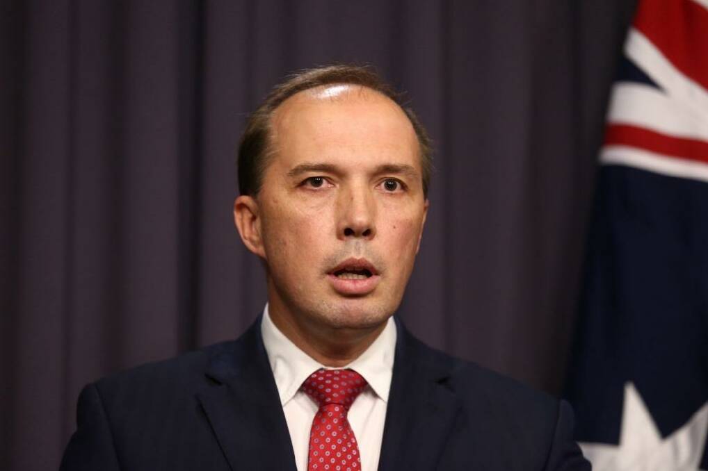 Immigration Minister Peter Dutton.  Photo: Andrew Meares