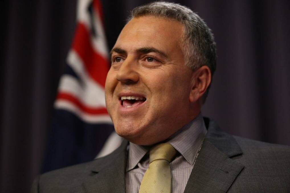 Treasurer Joe Hockey: RBA and the federal government are in lock-step.  Photo: Andrew Meares