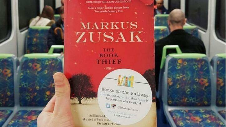 Book clubs are coming to Melbourne's trains. Photo: Books On The Rail Instagram