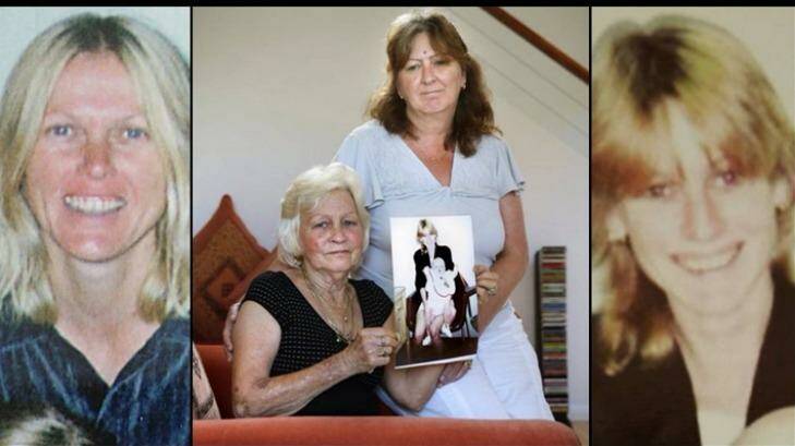 Sandra McSavaney, with her only surviving daughter Sharon Robards (centre). She has lost her other daughters Lisa Sara (left) and Tracey Valesini (right).<i> Main picture: Marina Neil</i>