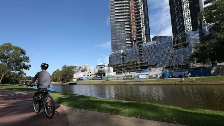 Parramatta River across from the proposed location for the new Powerhouse Museum. Photo: Louise Kennerley