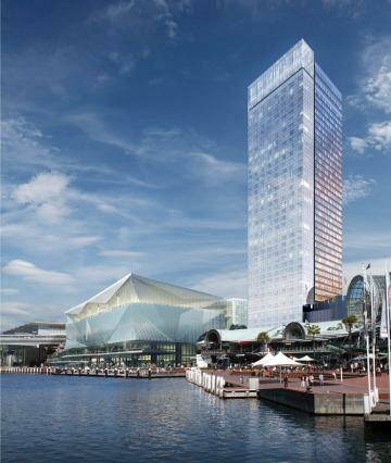 New developments: Lend Lease's revised plan for a hotel at Darling Harbour.