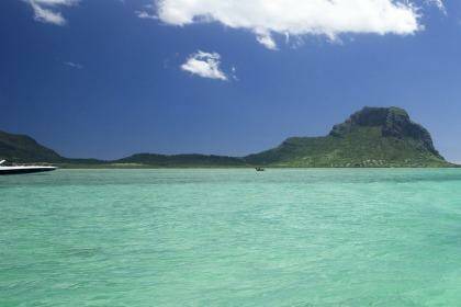 

Emerald green: Seas off Mauritius.

