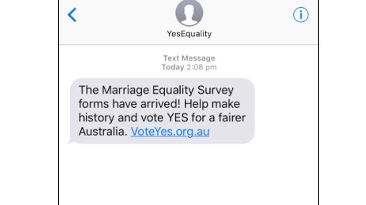 Almost 200,000 people responded to 'yes' SMS blast