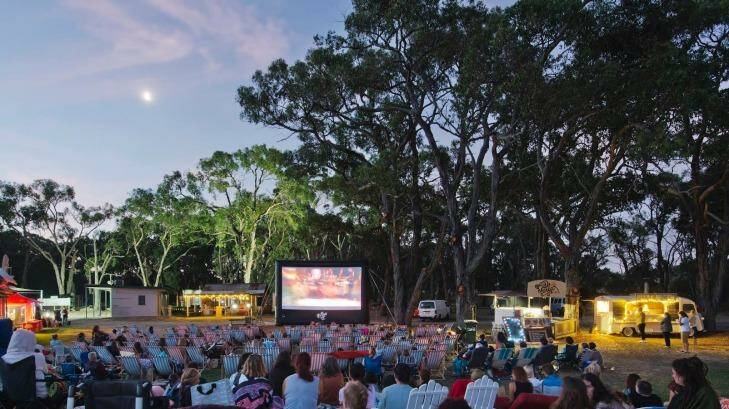 Stringybark Cinema has its home among the gum trees. Photo: Will Salter