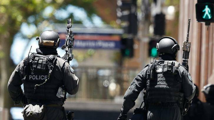 The Police Association's submission referenced the Lindt Cafe siege as an example of why change is needed. Photo: Daniel Munoz