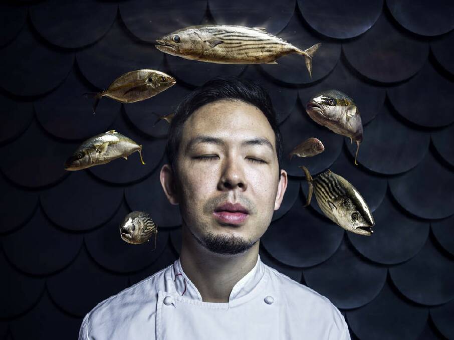 FINALIST: "I have taken portraits of modern Japanese chef Chase Kojima (of Sokyo restaurant) on a number of occasions. Recently he asked me to photograph him with closed eyes to convey his dreams of the experience he might provide at Sokyo." Photo: Alan Richardson