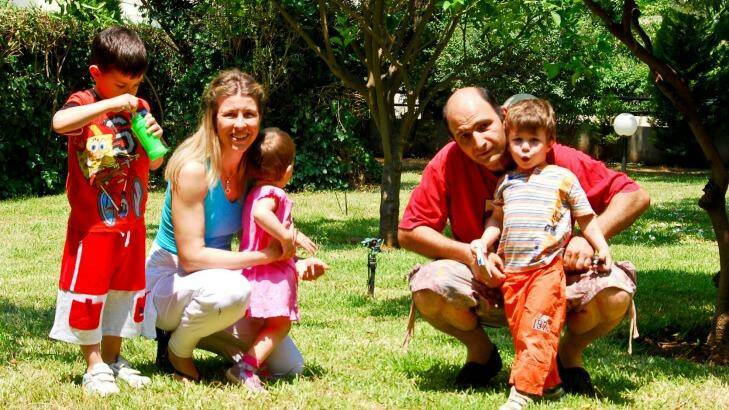 The Prinarakis family in 2011.  Photo: Nickos Ventouras