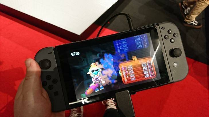 Games look great in handheld mode, even though they're technically at a lower resolution than on the TV. Photo: Tim Biggs