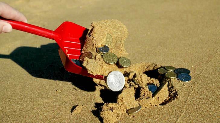 Buried treasure: About 650,000 workers are estimated to be missing out on up to $2.5 billion annually in superannuation payments. Photo: Virginia Star