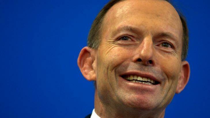 Prime Minister Tony Abbott: "Australia ought to be one of the world's energy superpowers." Photo: Jason South
