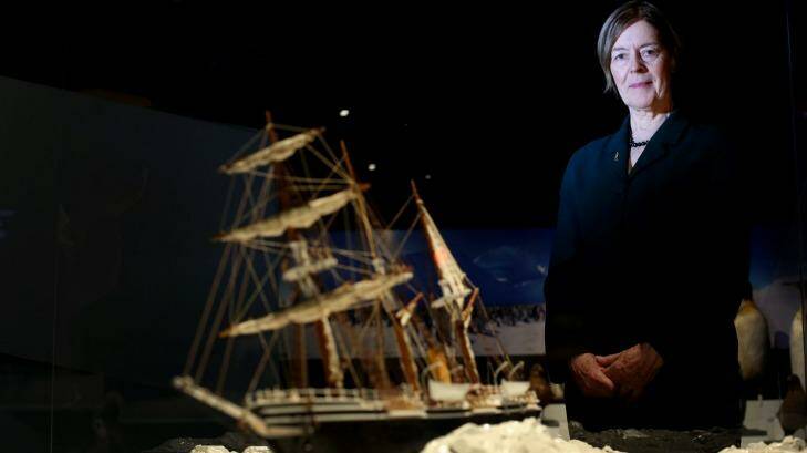 Sir Ernest Shackleton's granddaughter, Alexandra Shackleton has studied his legacy for 25 years.  Photo: Brianne Makin