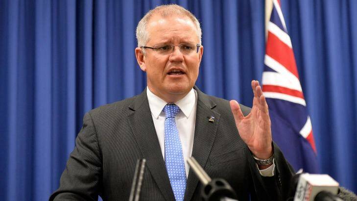 Scott Morrison cited "national security" as the reason to block the Ausgrid deal.  Photo: Bradley Kanaris