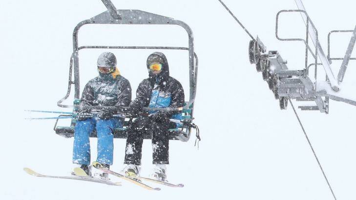 Ski resorts can expect a lift as a big cold snap moves in. Photo: Andrew Meares