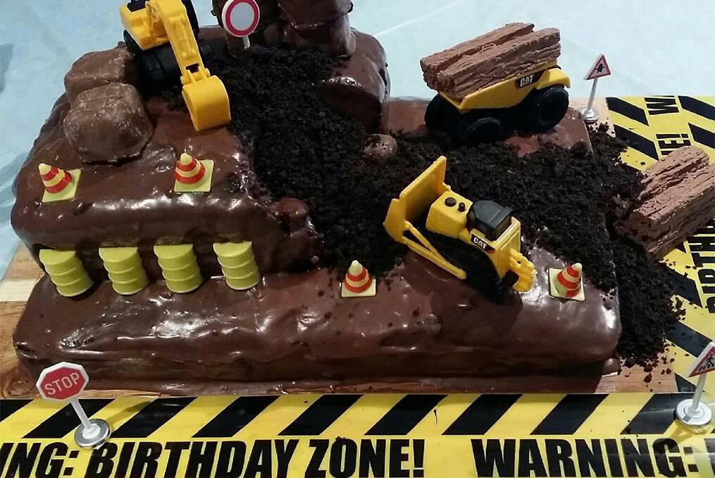 Digger cake. Photo: Supplied