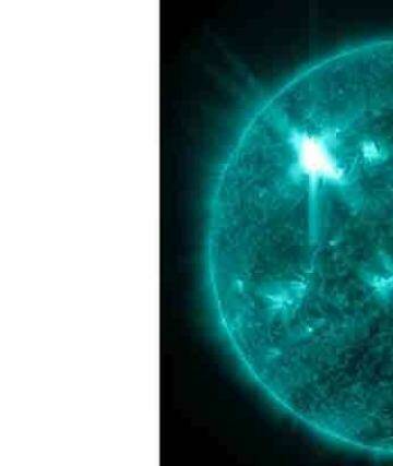 Expect some disruption to radio and satellite communications from a burst of solar activity. Photo: NASA