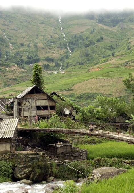 Village and hut in the highlands of Vietnam, near Sapa. Photo: Kristjan Porm
