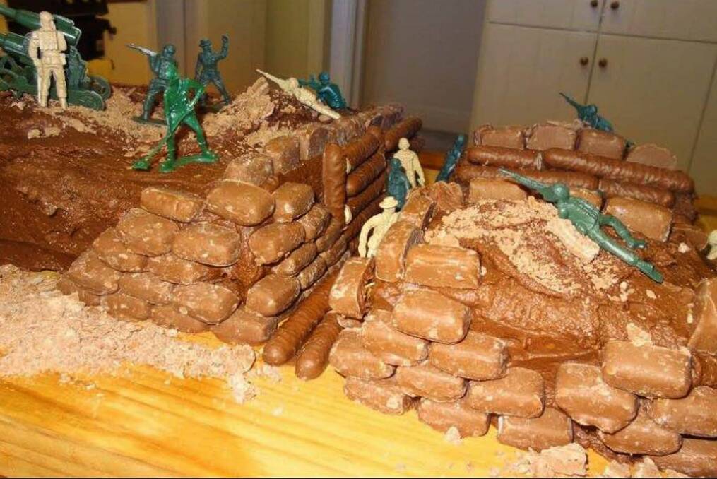 Trenches cake.