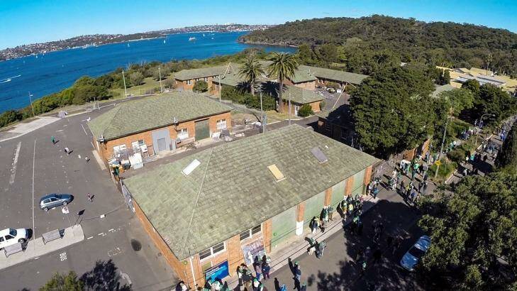 Green light: The federal government has approved a controversial proposal to convert former Defence buildings on Middle Head into an aged-care facility. Photo: Supplied