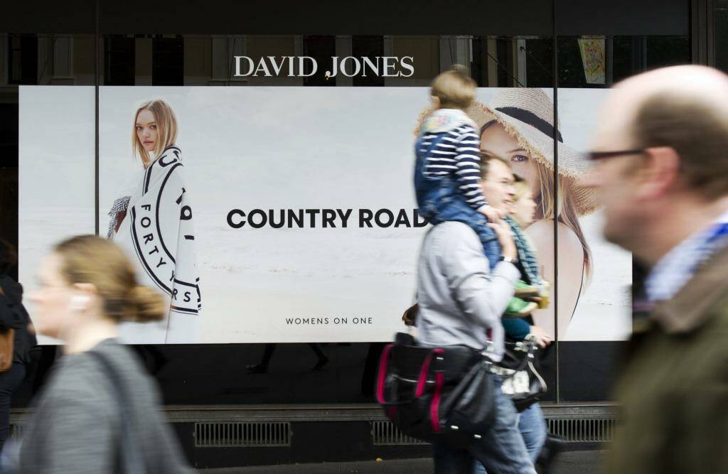 New David Jones owner Woolworths is heavily promoting the Country Road brand. Photo: Louie Douvis