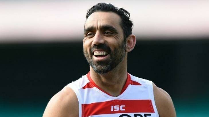 Retired footballer and former Australian of the year Adam Goodes has been mooted a potential Greens candidate. Photo: Brendan Esposito