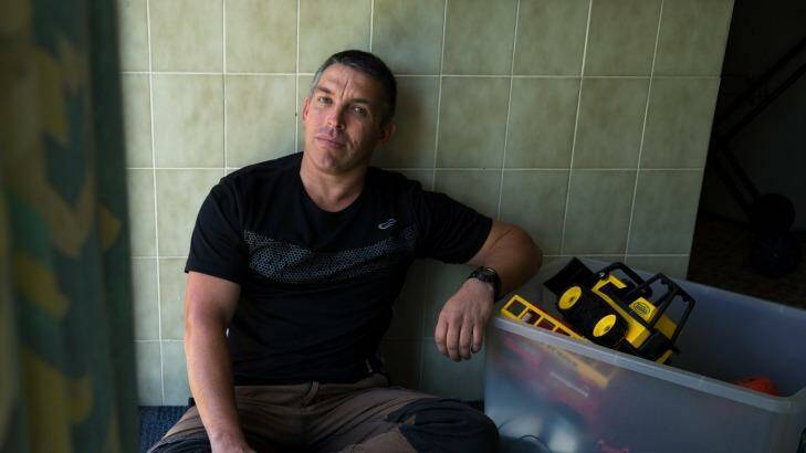 Glenn Winterbottom, who has just found out his former partner and mother of his children, Michelle Reynolds, would still be alive if police had not dropped drug charges against the criminal who went on to murder her.  Photo: Janie Barrett