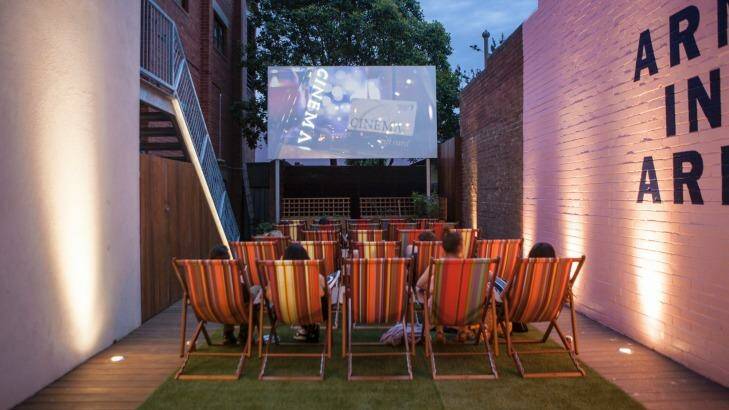 The new outdoor cinema at Palace Westgarth. Photo: supplied
