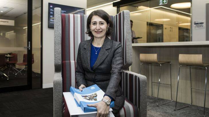 Gladys Berejiklian's first budget is "the culmination of four years of fiscal repair". Photo: Dominic Lorrimer