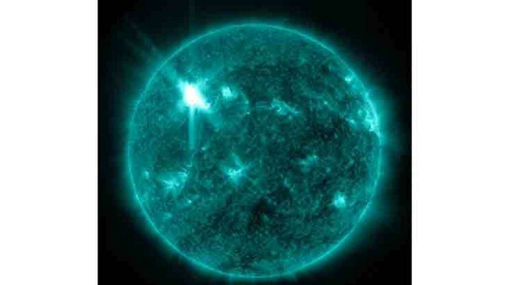 Expect some disruption to radio and satellite communications from a burst of solar activity. Photo: NASA