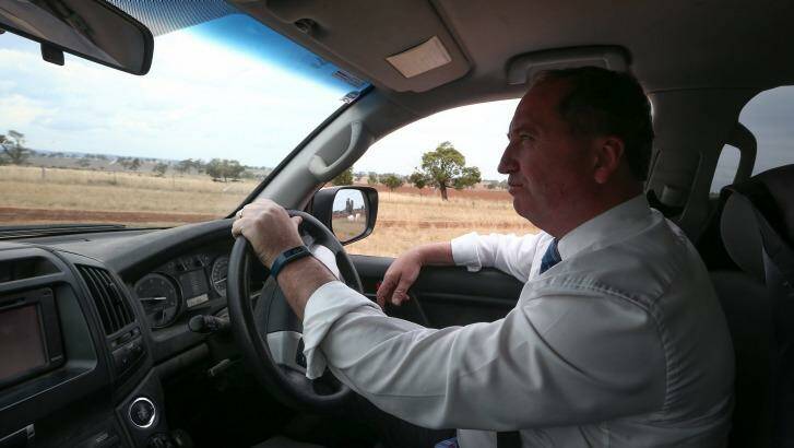 Barnaby Joyce says he supports opposition to the amalgamation of Walcha Council and Tamworth Regional Councils. Photo: Alex Ellinghausen