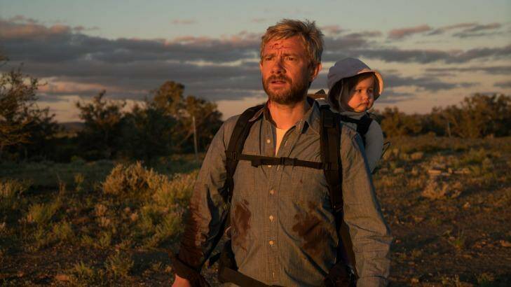 Martin Freeman as Andy, a father who has 48 hours to get his daughter to safety, in the Australian zombie film Cargo.  Photo: supplied