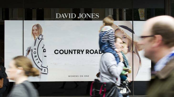 New David Jones owner Woolworths is heavily promoting the Country Road brand. Photo: Louie Douvis