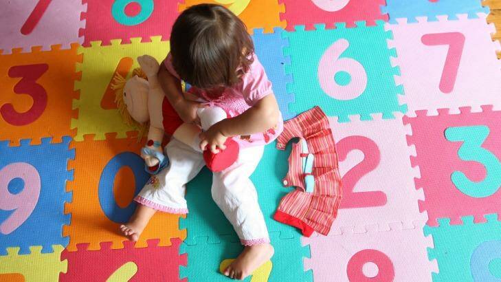 The government's childcare changes will see two childcare payments replaced with one and childcare subsidies vary based on the number of hours parents work. Photo: Peter Braig