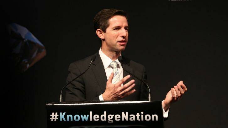 "One of the great policy failures": Federal Education Minister Simon Birmingham. Photo: Louise Kennerley