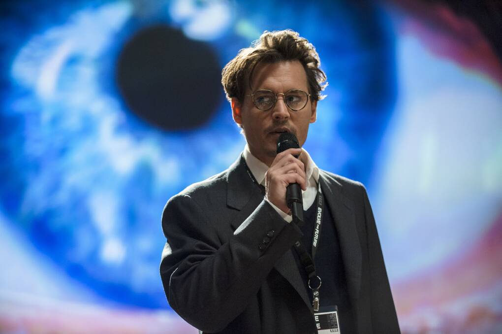 EYE ON YOU | Johnny Depp as Will Caster in Wally Pfister's Transcendence.